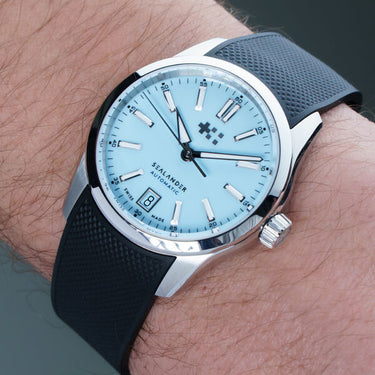 Christopher Ward C63 36mm Integrated Rubber Black