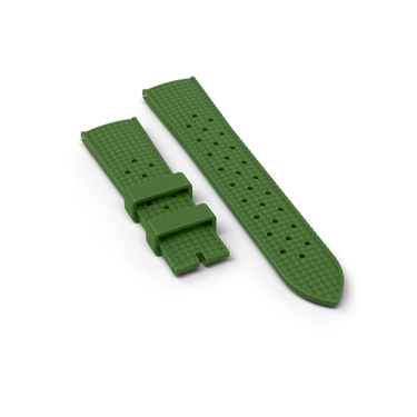 DOXA SUB 200 II Rubber Dive Flex strap, Green