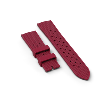 DOXA SUB 200 II Rubber Dive Flex strap, Red