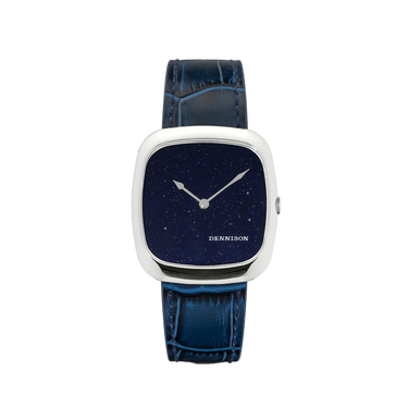 Dennison ALD Midnight Aventurine Stone Dial in Silver Steel