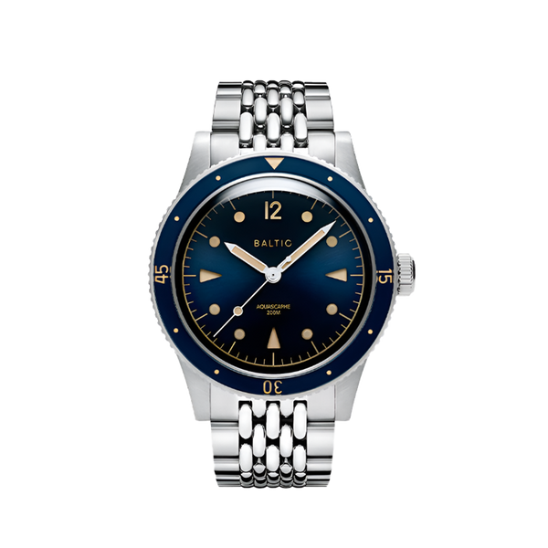 Baltic Aquascaphe Classic Blue Gilt – Time+Tide Watches