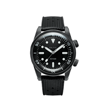 Baltic Aquascaphe Dual Crown PVD Black