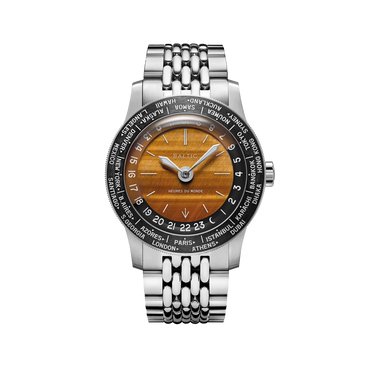 Baltic Heures du Monde Worldtimer - Tiger Eye