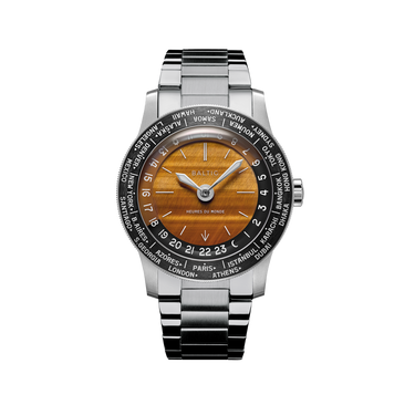 Baltic Heures du Monde Worldtimer - Tiger Eye