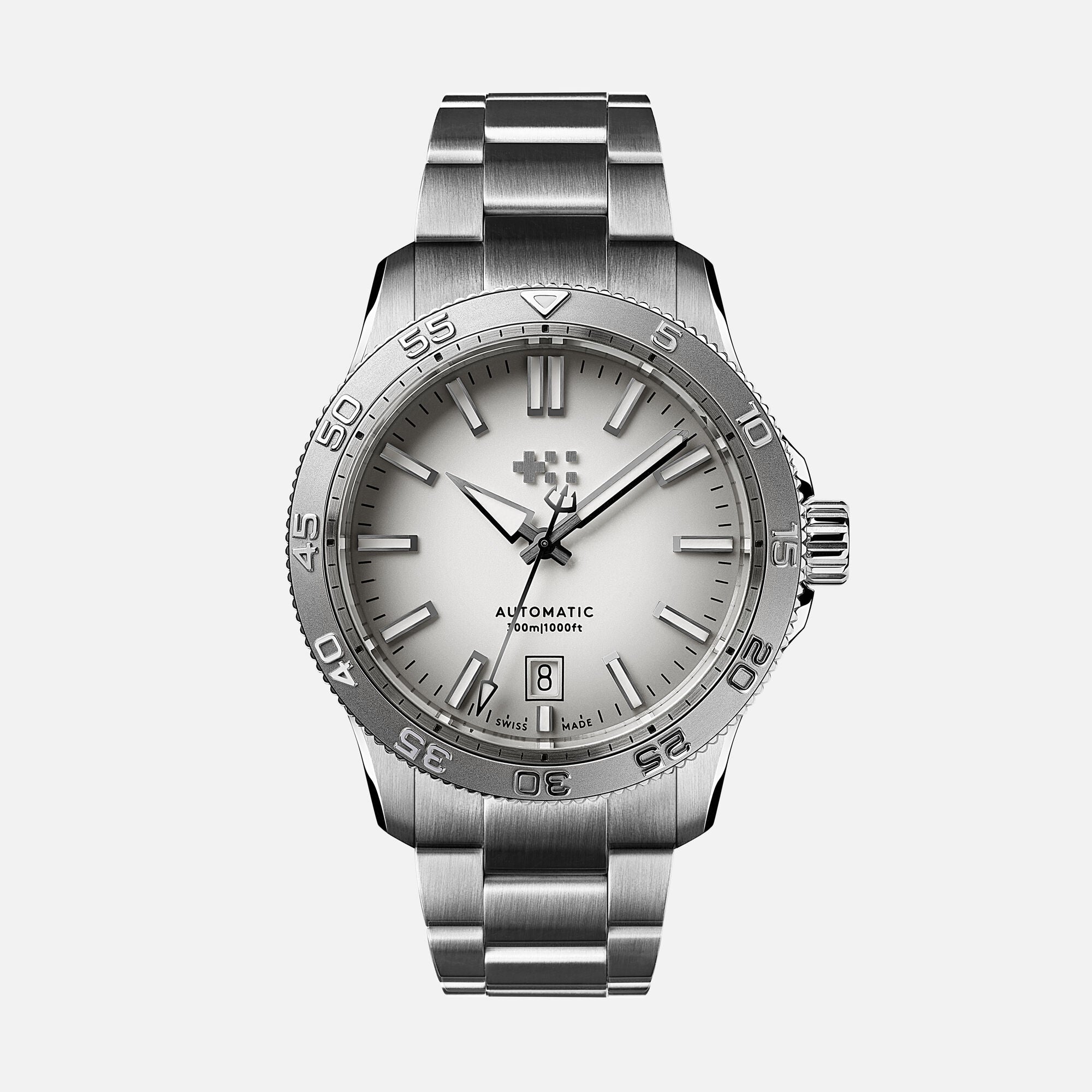Christopher Ward C60 Atoll 300 - Shark White - Bader bracelet - Image