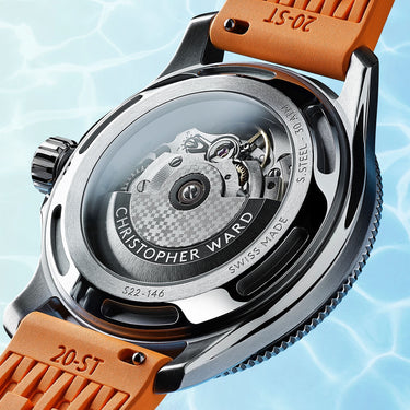 Christopher Ward C60 Atoll 300 - Shark White - Bader bracelet - Image