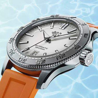 Christopher Ward C60 Atoll 300 - Shark White - Bader bracelet - Image