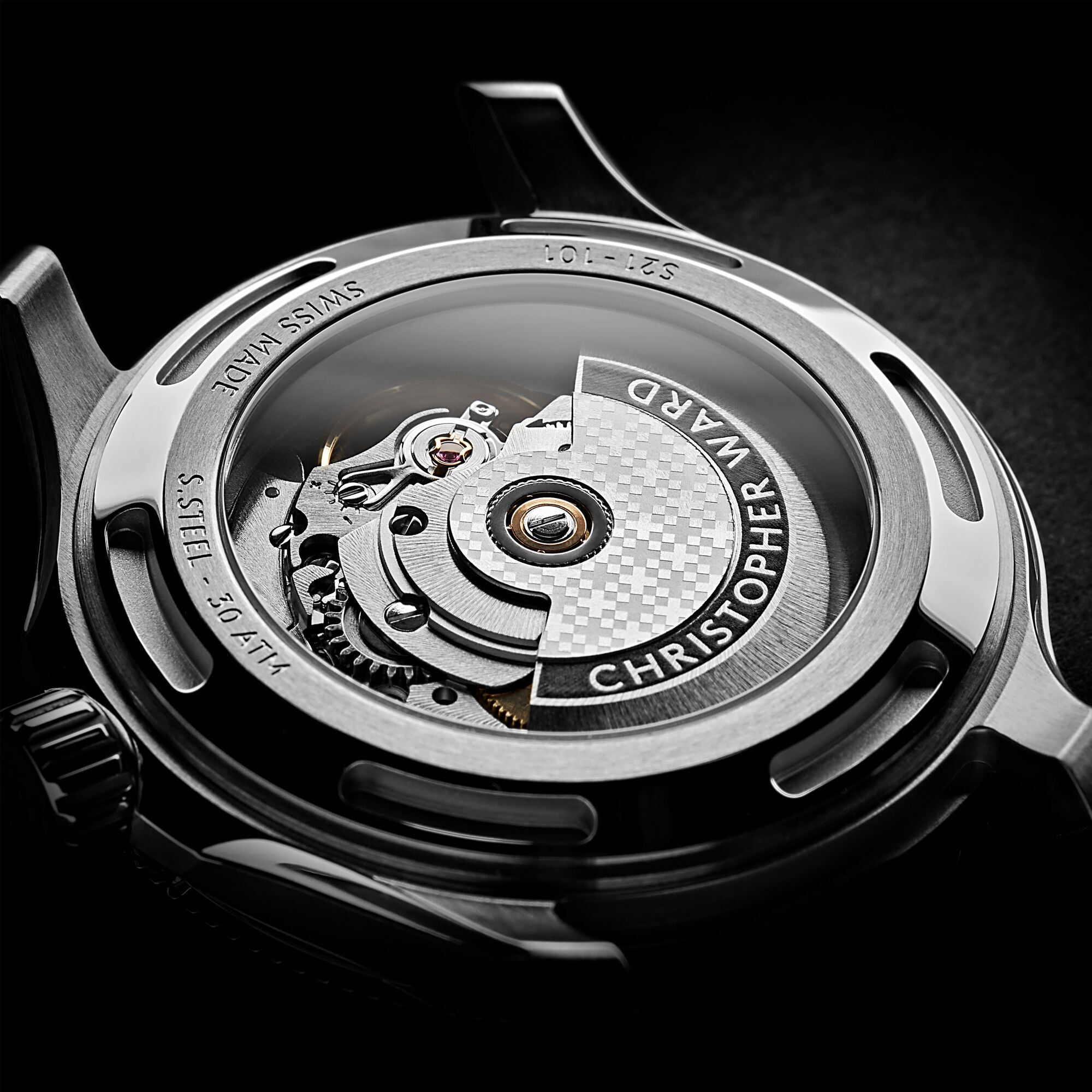 Christopher Ward C60 Trident Pro 300 - White - Consort Bracelet - Image