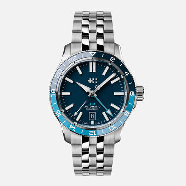 Christopher Ward C60 Trident GMT 300 - Blue - Consort Bracelet - Image