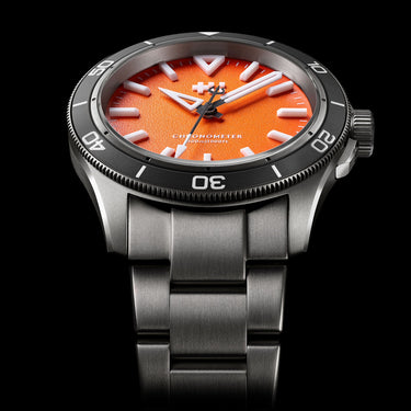 Christopher Ward C60 Trident Lumière - Orange - Aquaflex rubber - Image