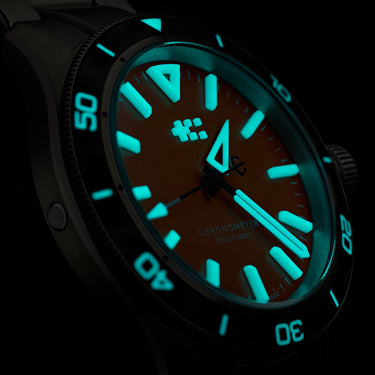 Christopher Ward C60 Trident Lumière - Orange - Aquaflex rubber - Image