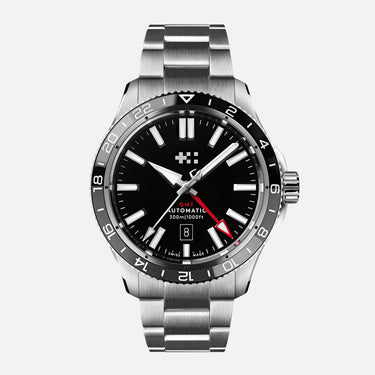 Christopher Ward C60 Trident GMT 300 - 44mm - Black