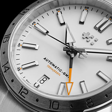 Christopher Ward C63 Sealander GMT 36 - White - Steel - Image