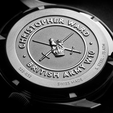 Christopher Ward C65 Sandhurst Series 2 - Black - Bader bracelet - Image