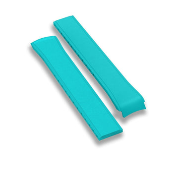 DOXA SUB 1500T Rubber strap, Turquoise