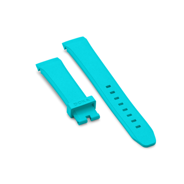 DOXA SUB 200 C-GRAPH II Rubber strap, Turquoise