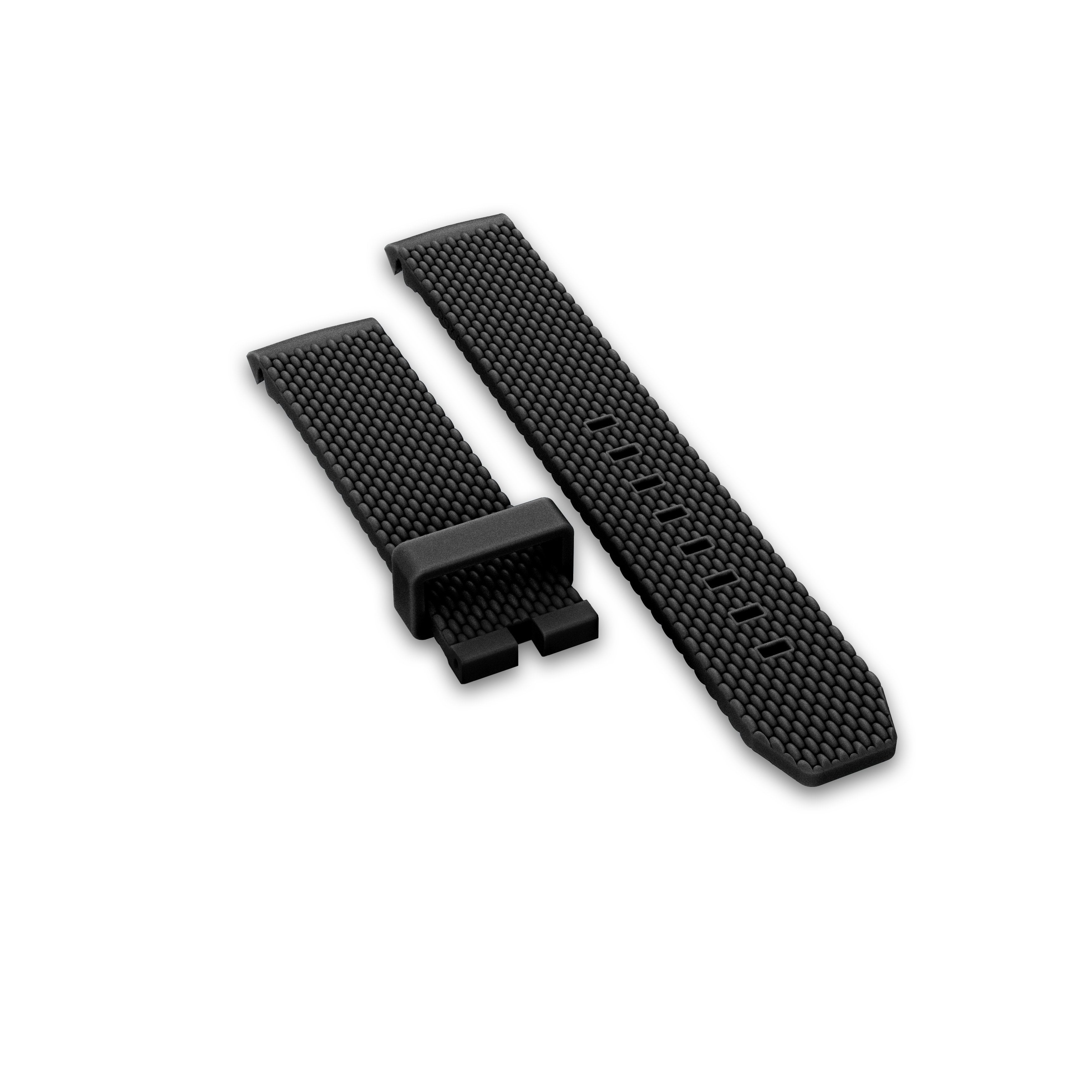 Graph Strap DOXA SUB 200 C-GRAPH Rubber strap, Black – Time+Tide Watches AU