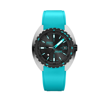 DOXA SUB 300 Aquamarine Beta, Rubber Aquamarine