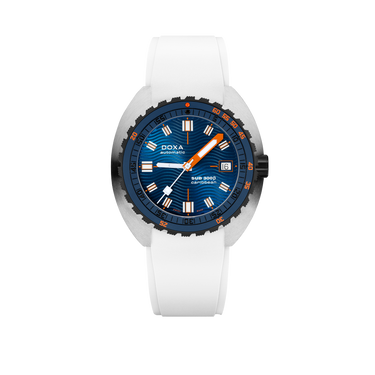 DOXA SUB 300 Caribbean Beta, Rubber White