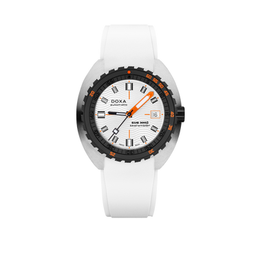 DOXA SUB 300 Searambler Beta, Rubber White