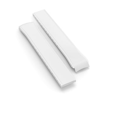 DOXA SUB 300T Rubber strap, White