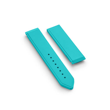 DOXA SUB 600T Rubber strap, Turquoise