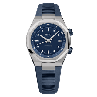 MIDO Multifort 8 Two Crowns - Blue Dial