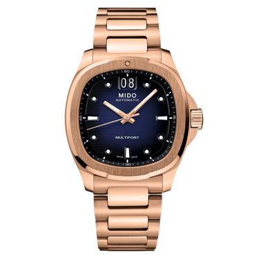 MIDO Multifort TV Big Date - Gold PVD