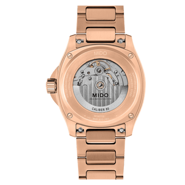 MIDO Multifort TV Big Date - Gold PVD