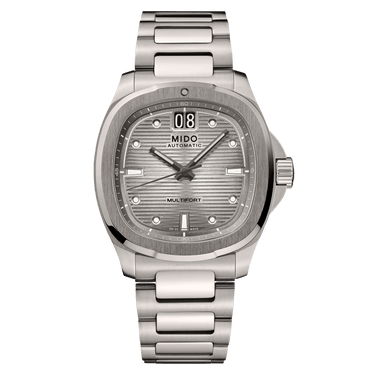 MIDO Multifort TV Big Date Titanium Silver