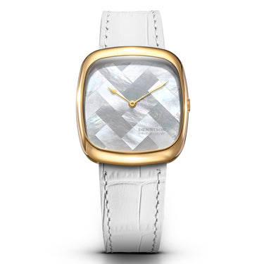 Dennison ALD White MOP "Ghost" In Gold