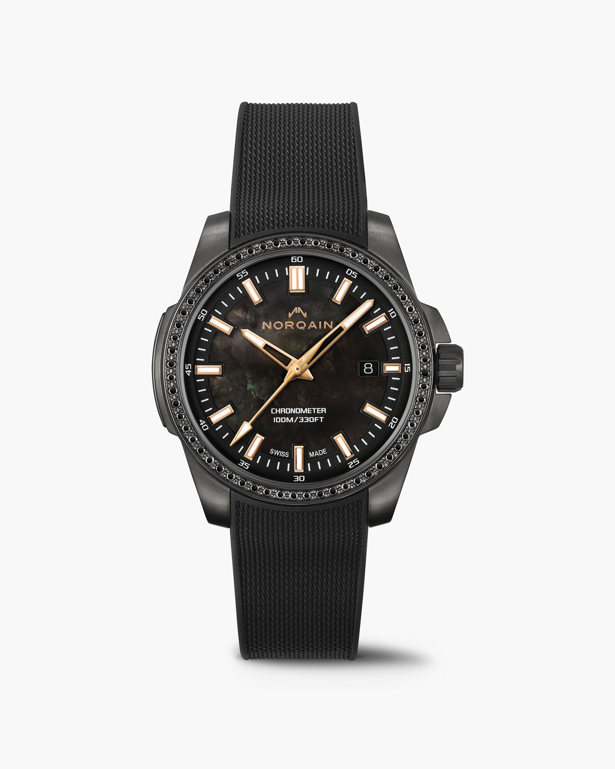 Independence 40mm Black MOP Black Diamonds