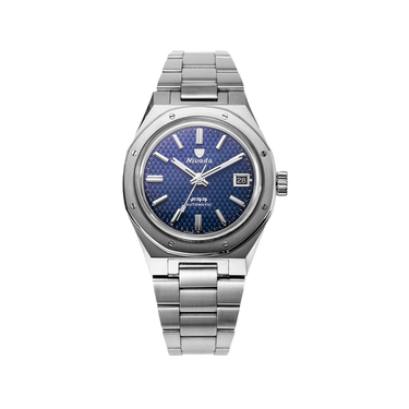 Nivada Grenchen F77 Blue With Date