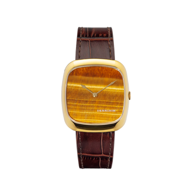 Dennison ALD Tiger Eye Stone Dial