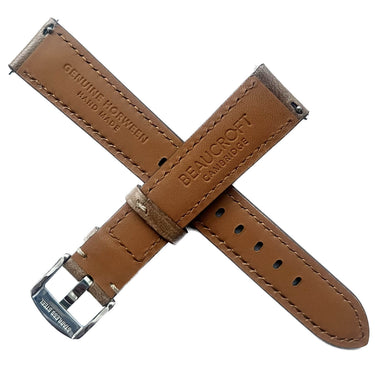 Beaucroft Natural Tan Horween Leather Strap