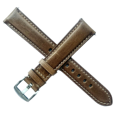Beaucroft Natural Tan Horween Leather Strap