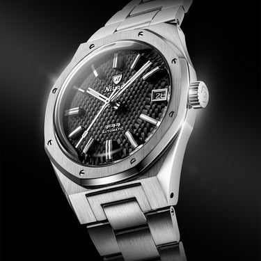 Nivada Grenchen F77 SST Black White Lume MK2 - 38mm