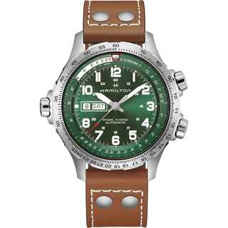 Hamilton Khaki Aviation X-Wind Day Date Auto - Green Dial 45mm