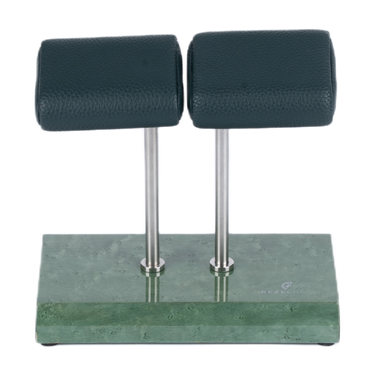 BezelHold The Duet (Emerald Burl)