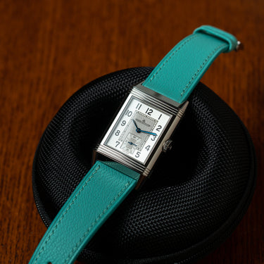 Delugs - Tiffany Blue Chevre Slim Strap