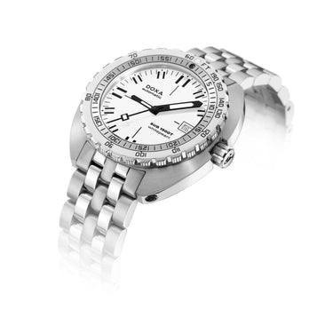 DOXA SUB 1500T Whitepearl, stainless steel bracelet
