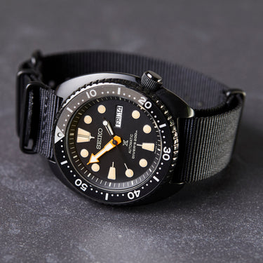 Time+Tide Nylon Watch Strap 'MIDNIGHT DARK'