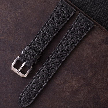 Black Racing Strap - Nivada Grenchen