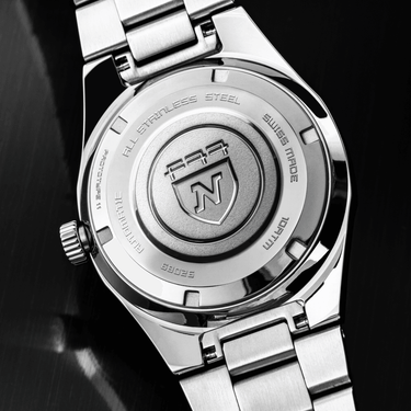 F77 Black With Date - Nivada Grenchen