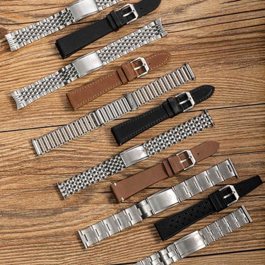 Tropic Black Rubber Strap - Nivada Grenchen